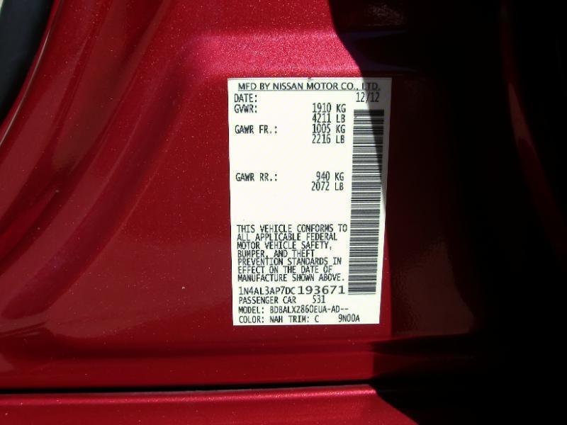 Nissan Altima 2.5 SL 2013