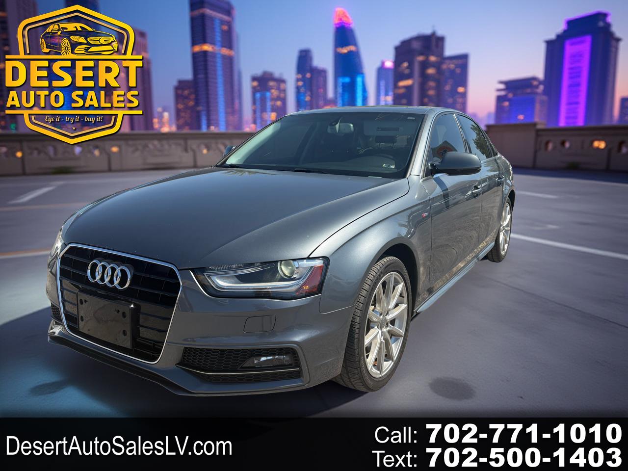 Audi A4 4dr Sdn CVT FrontTrak 2.0T Premium Plus 2014 Audi A4 4dr Sdn CVT FrontTrak 2.0T Premium Plus 2014