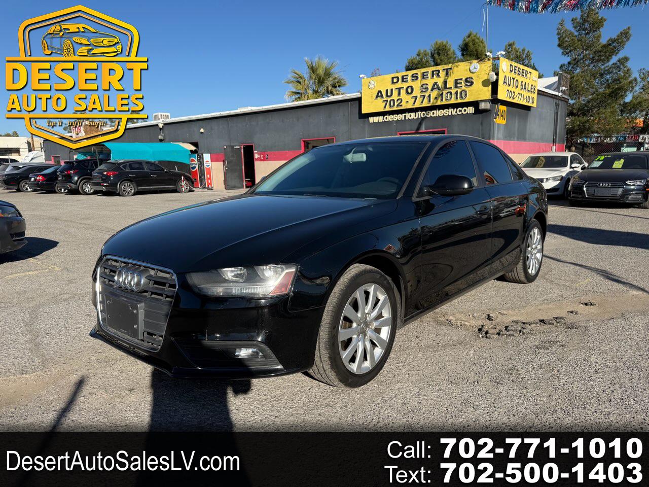2014 Audi A4 4dr Sdn CVT FrontTrak 2.0T Premium