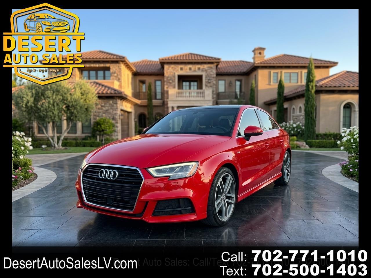 2018 Audi A3 Sedan 2.0 TFSI Tech Premium Plus FWD