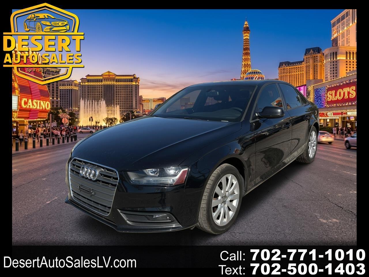 2014 Audi A4 4dr Sdn CVT FrontTrak 2.0T Premium