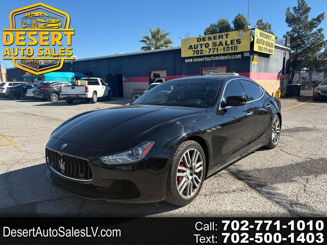 Maserati Ghibli 4dr Sdn S Q4 2015