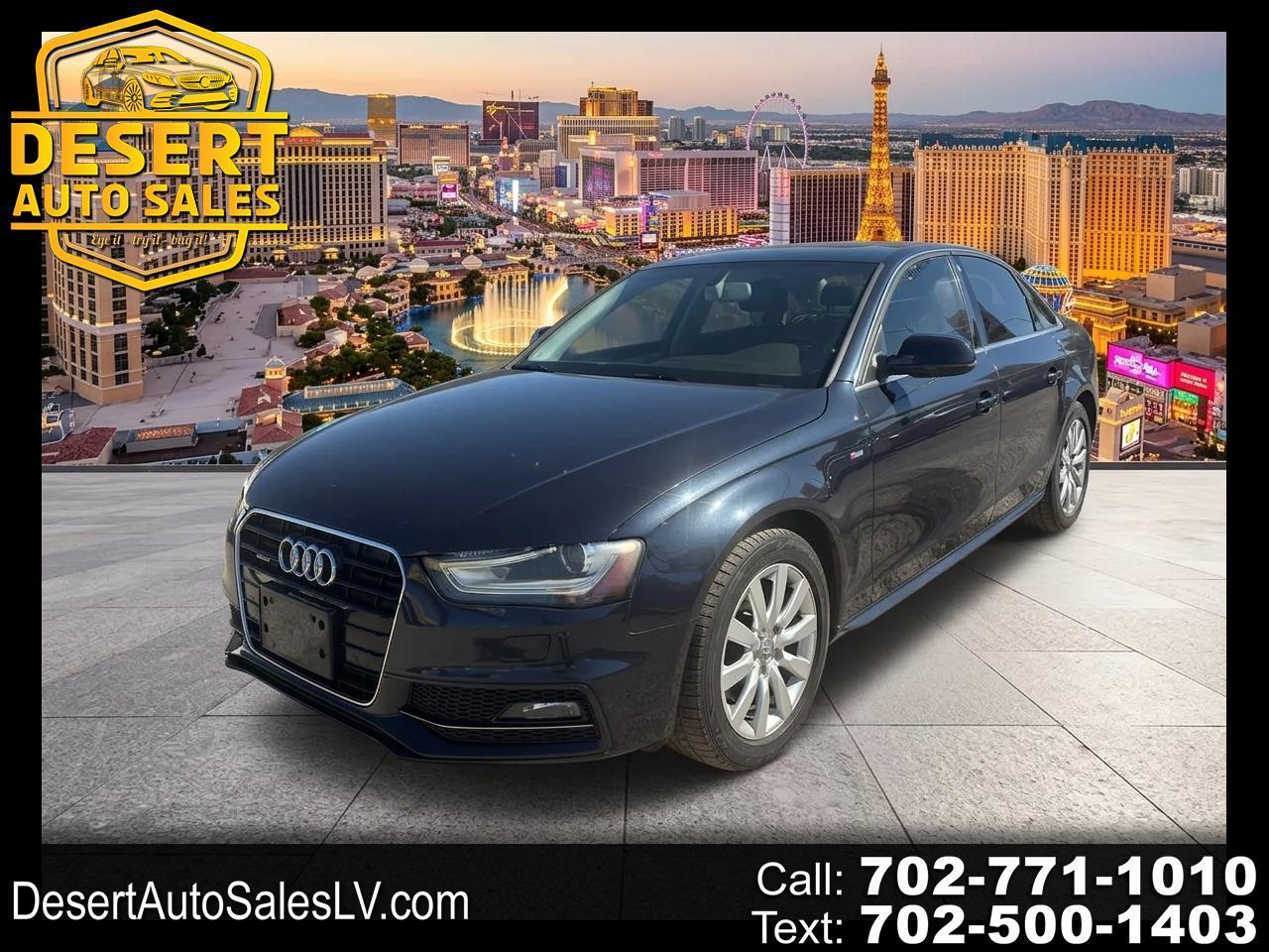 2015 Audi A4 4dr Sdn Auto quattro 2.0T Premium