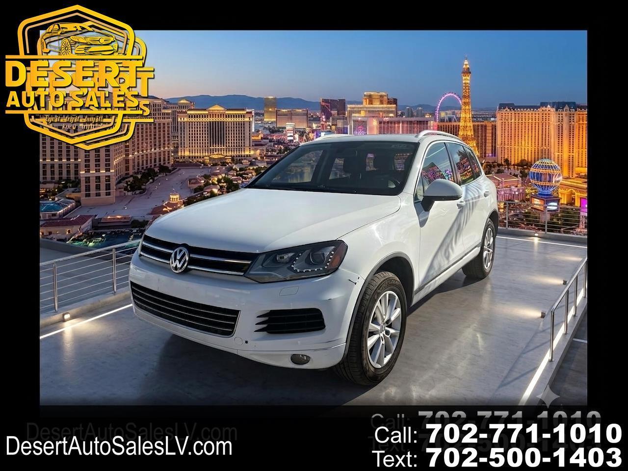 White 2014 Volkswagen Touareg SUV / Crossover All-Wheel Drive 8-Speed Automatic