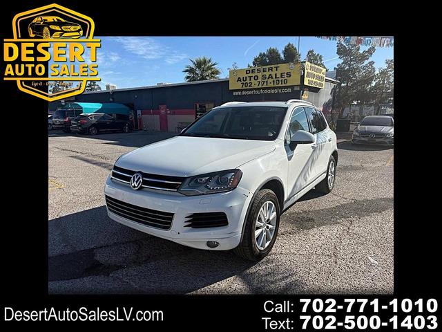 White 2014 Volkswagen Touareg SUV / Crossover All-Wheel Drive 8-Speed Automatic