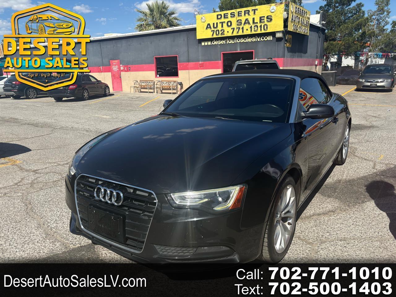 Audi A5 2dr Cabriolet Auto quattro 2.0T Premium Plus 2014