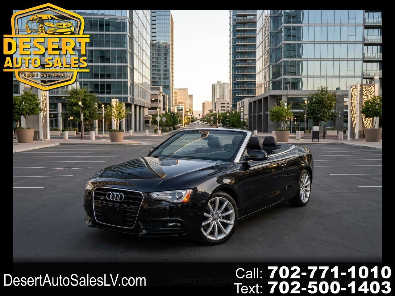 2014 Audi A5 2dr Cabriolet Auto quattro 2.0T Premium Plus