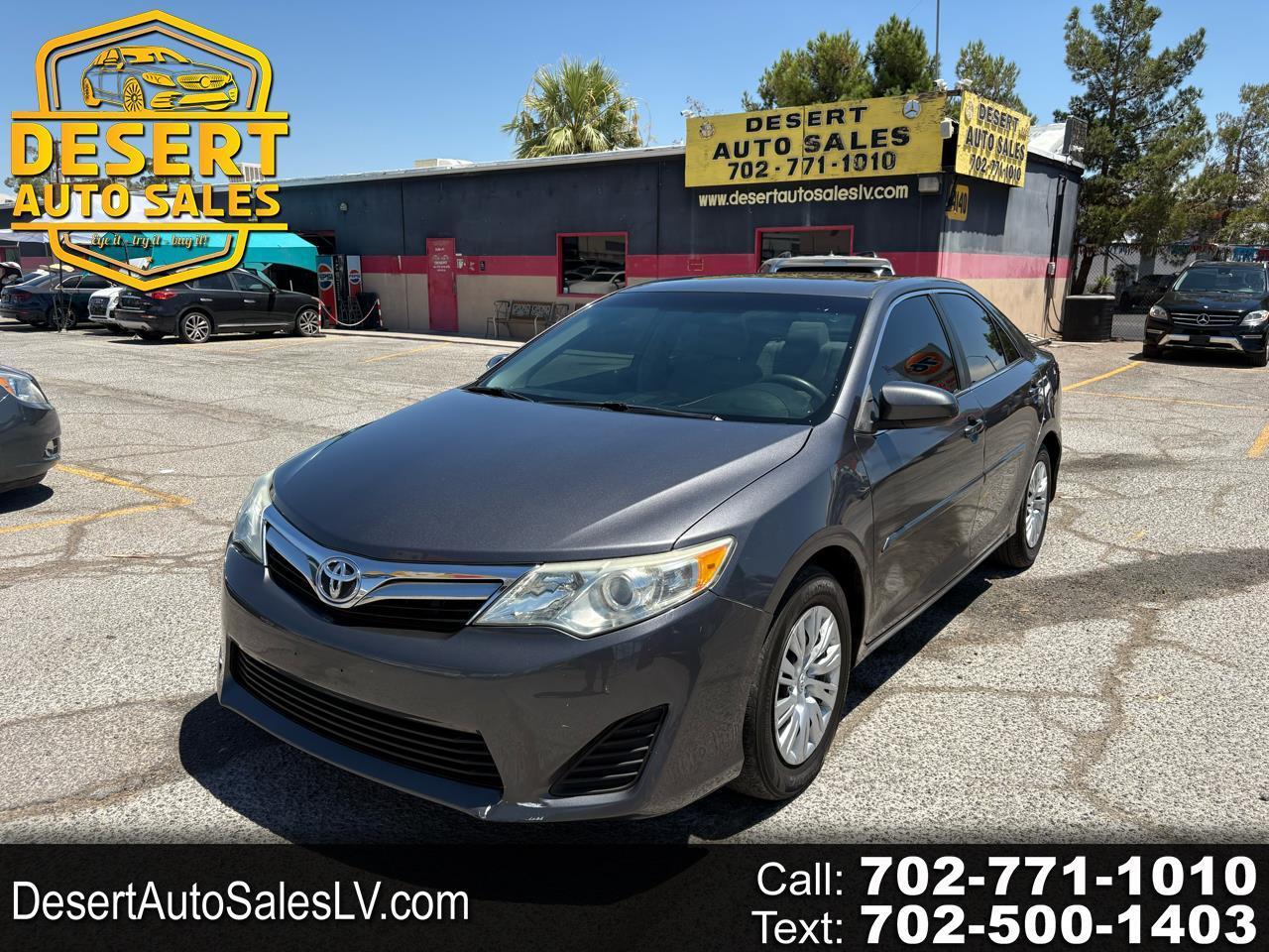Toyota Camry 4dr Sdn I4 Auto XLE (Natl) 2013