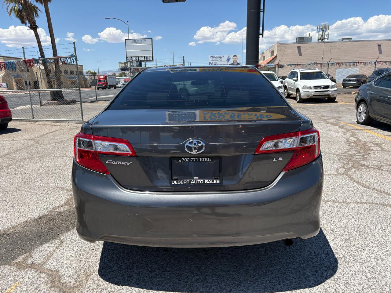 Toyota Camry 4dr Sdn I4 Auto XLE (Natl) 2013