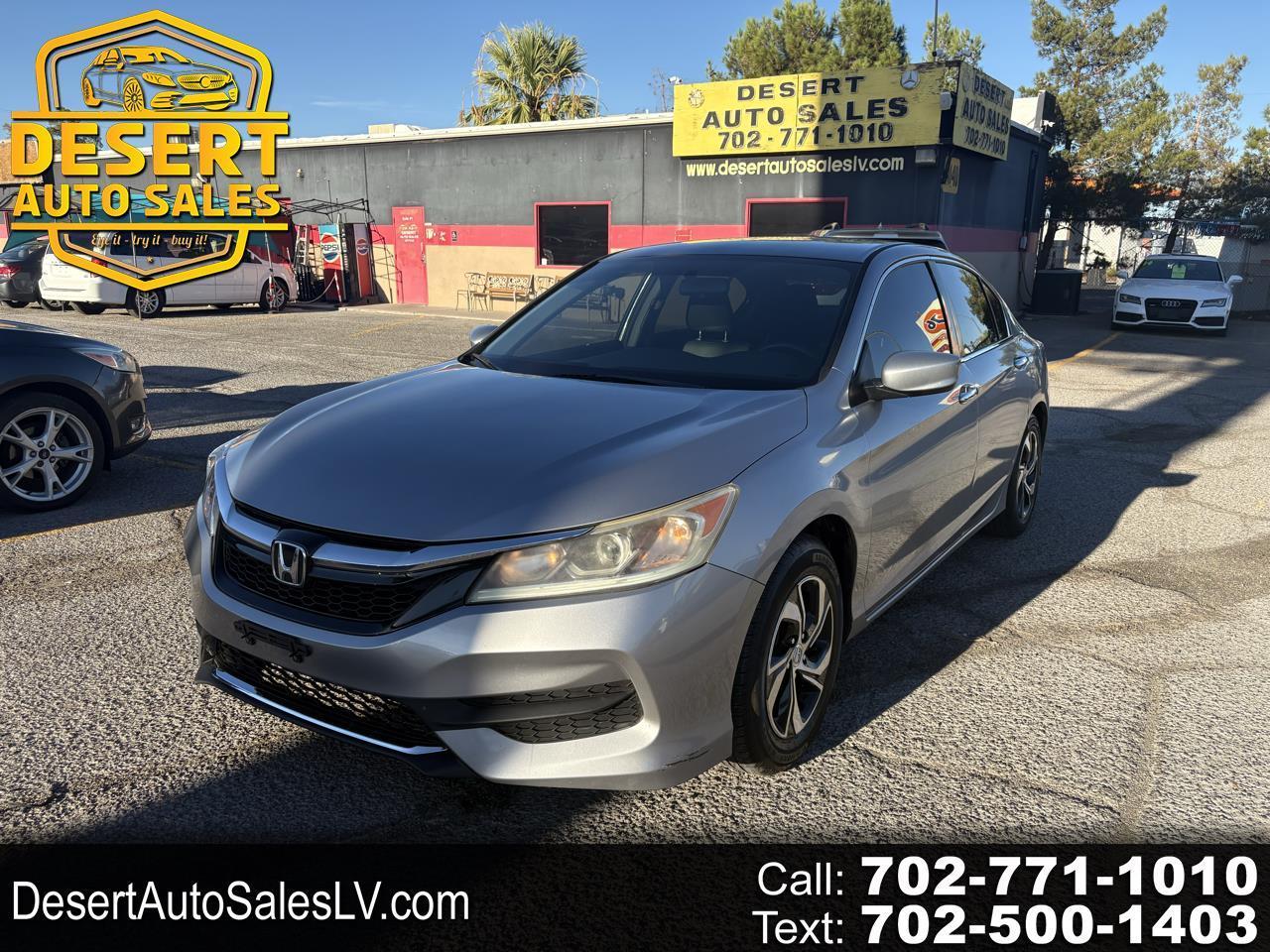 2016 Honda Accord Sedan 4dr I4 CVT LX