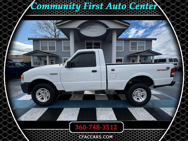 White 2008 Ford Ranger Pickup Truck Automatic