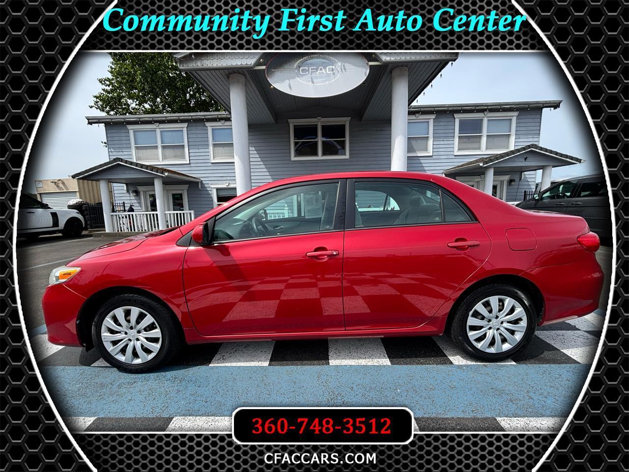 2012 Toyota Corolla LE SEDAN 1-OWNER
