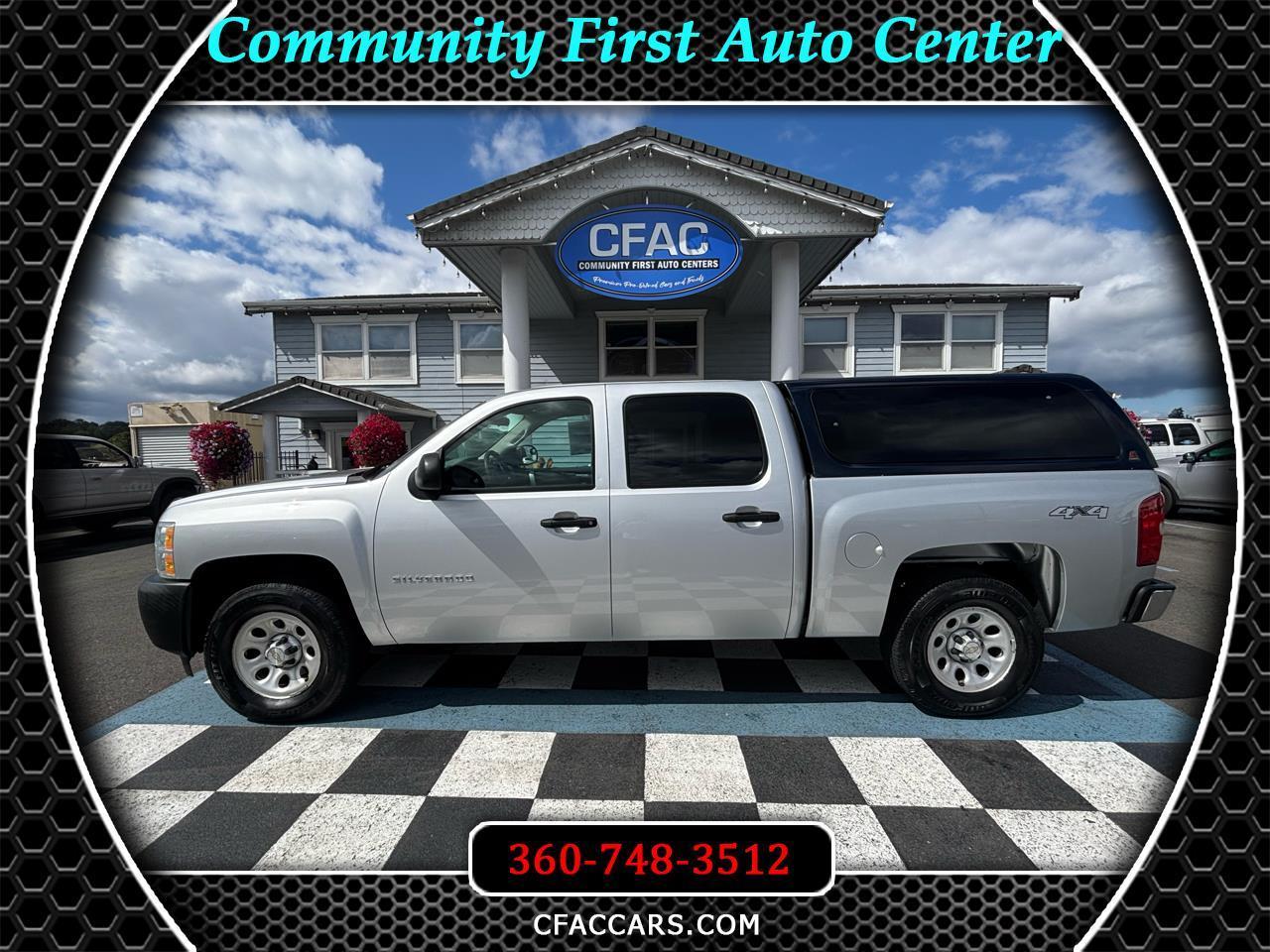 2013 Chevrolet Silverado 1500 Work Truck Crew Cab Short Box 4WD