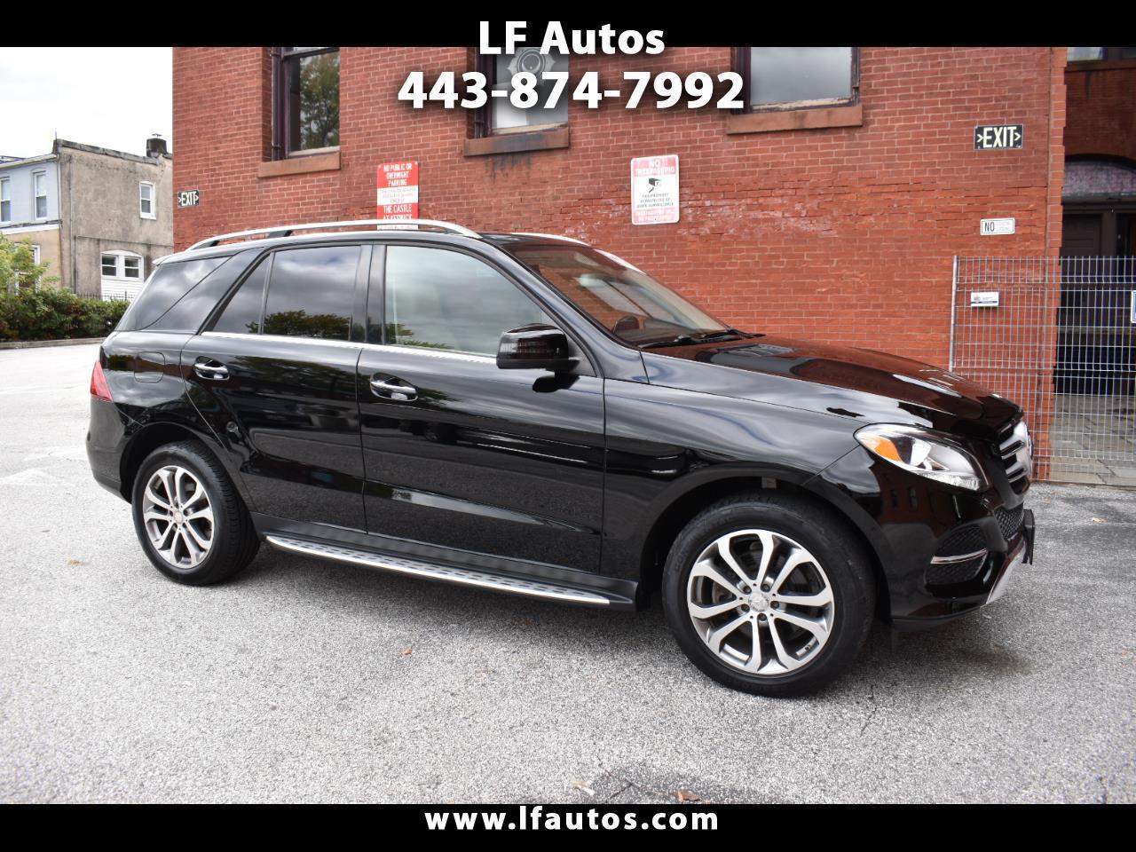 2016 Mercedes-Benz GLE 4MATIC 4dr GLE 350
