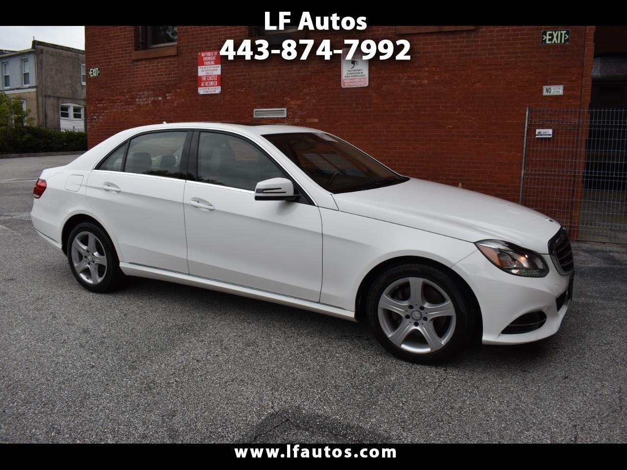 2014 Mercedes-Benz E-Class 4dr Sdn E 350 Sport 4MATIC
