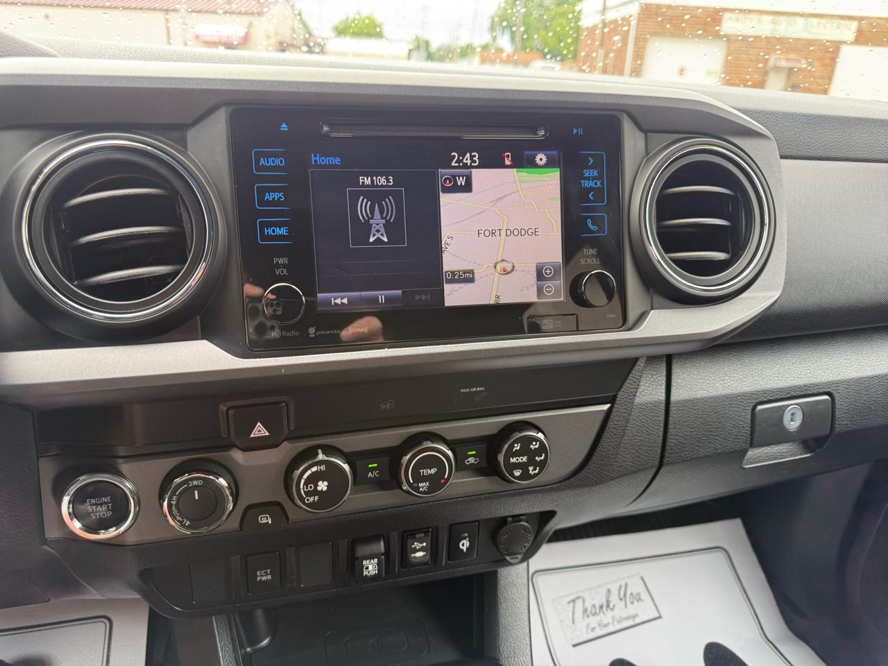 Toyota Tacoma 4WD SR Double Cab 5' Bed V6 AT (Natl) 2019