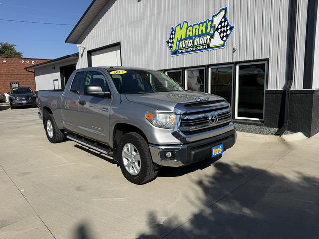 Silver 2017 Toyota Tundra Pickup Truck Four-Wheel Drive Automatic