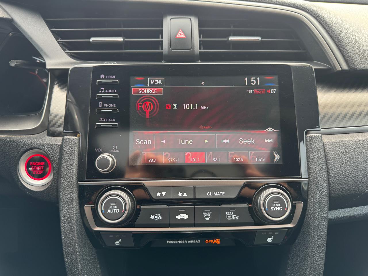 Honda Civic Si Sedan Manual 2019