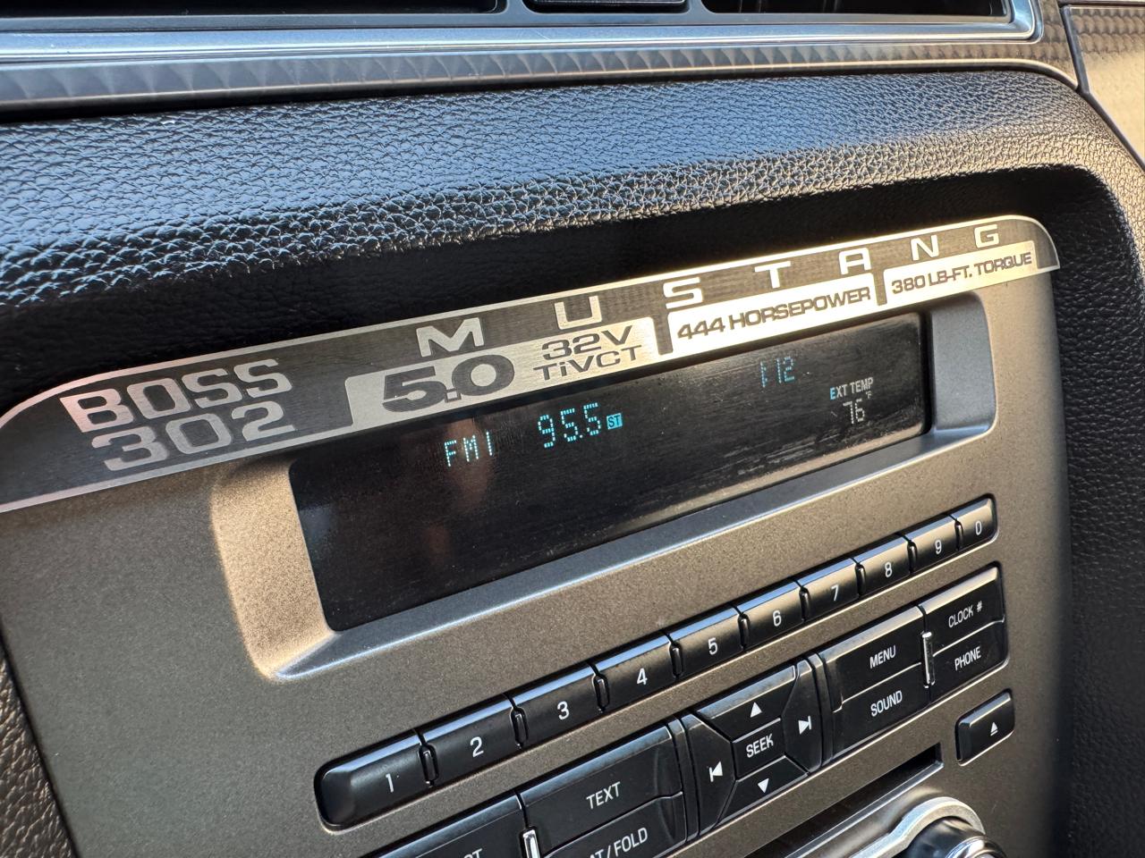 Ford Mustang 2dr Cpe Boss 302 2013