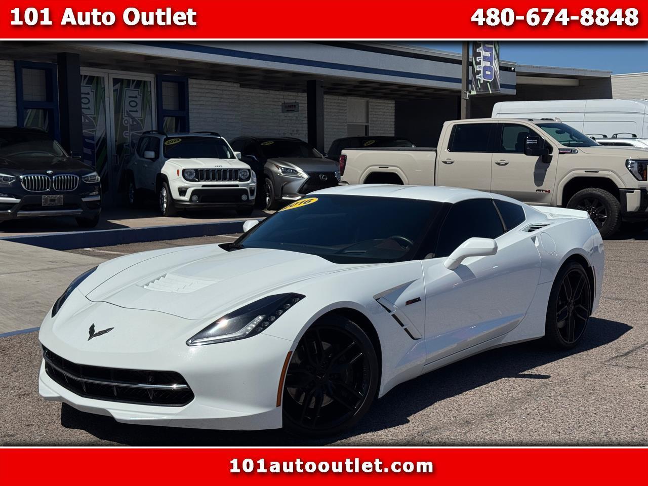 2016 Chevrolet Corvette 2dr Stingray Z51 Cpe w/3LT