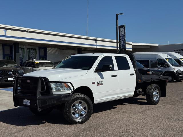 White 2018 RAM 3500 Tradesman Crew Cab LB 4WD Pickup Truck Four-Wheel Drive Automatic