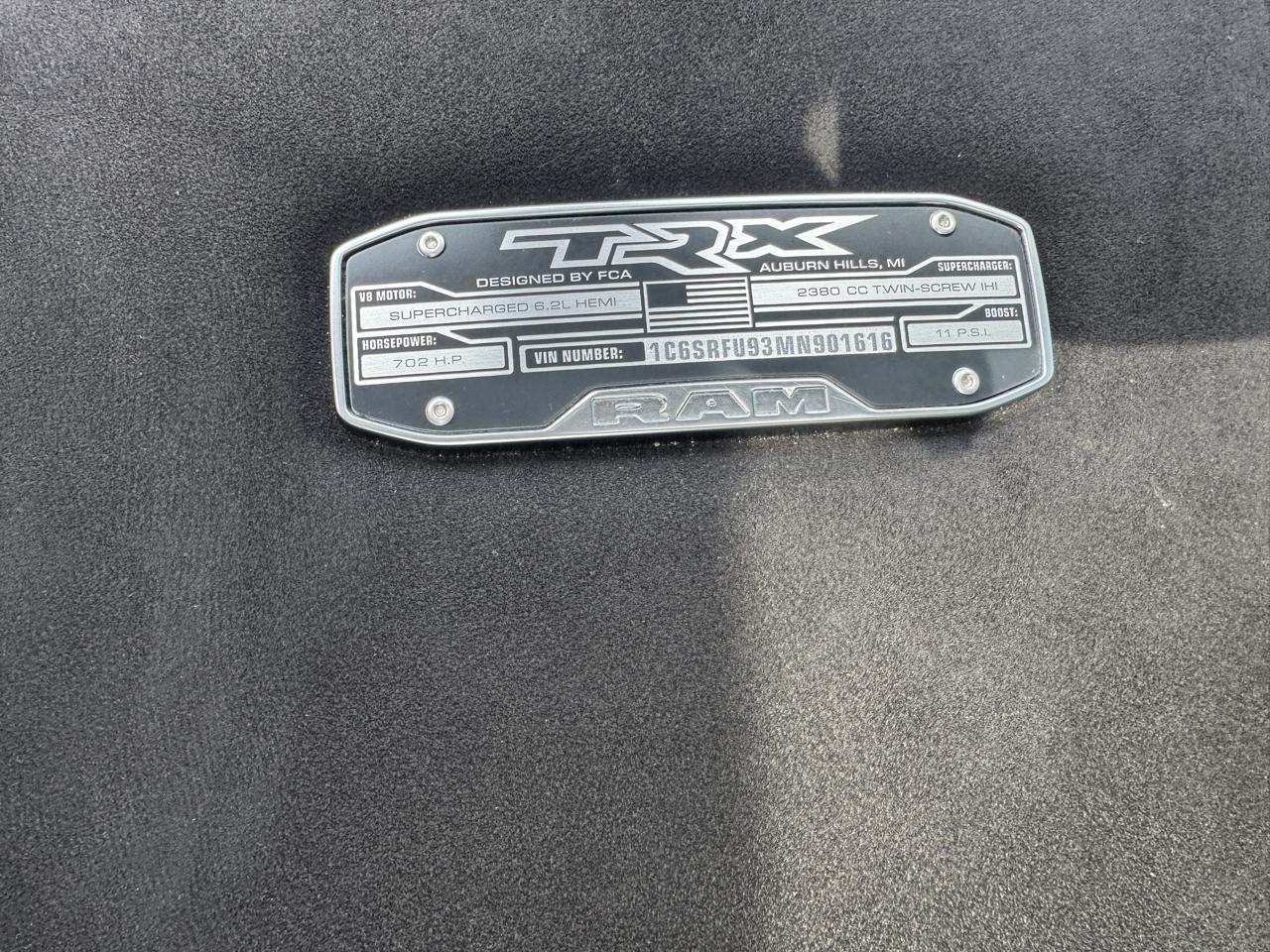 RAM 1500 TRX 4x4 Crew Cab 5'7" Box 2021