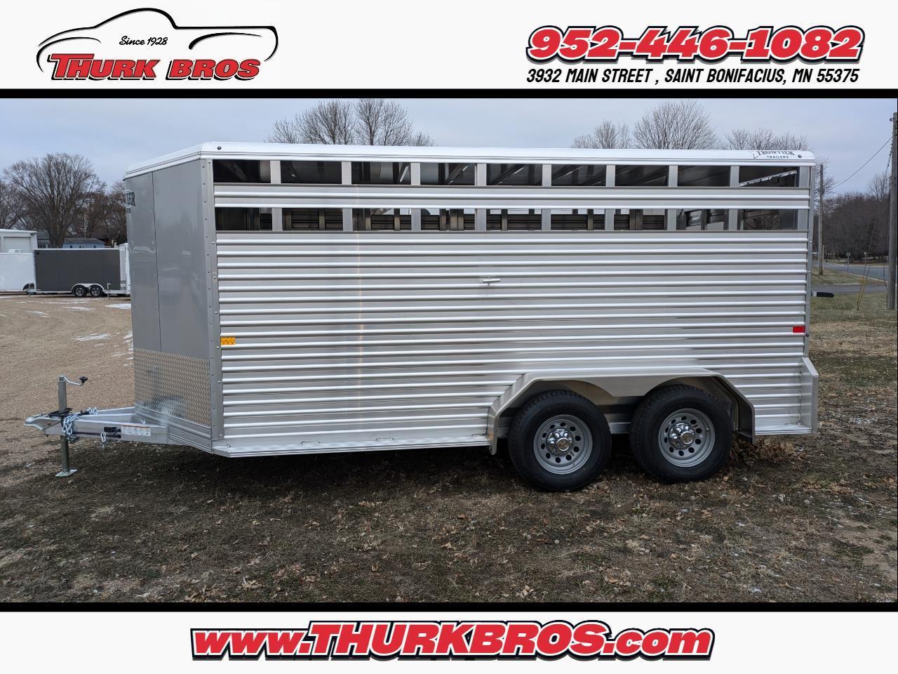 2025 Frontier Trailers Livestock 16'7 Aluminum Livestock