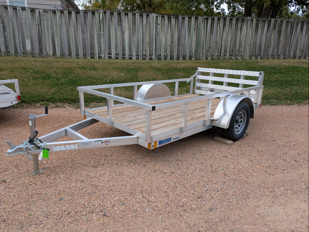 2025 Mission Utility Model- Wood Deck with Ramp MU66X10WR