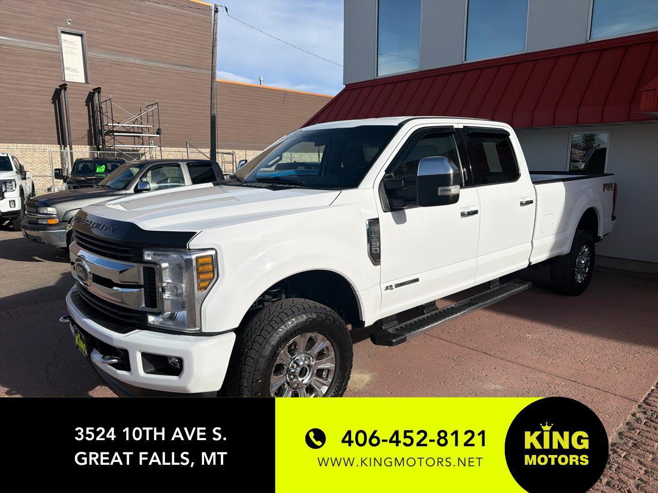 2018 Ford Super Duty F-350 SRW XLT 4WD Crew Cab 8' Box