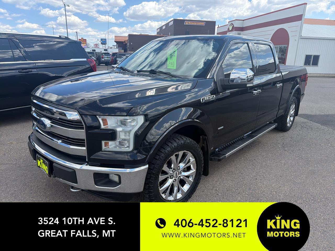 2015 Ford F-150 4WD SuperCrew 157" Lariat w/HD Payload Pkg