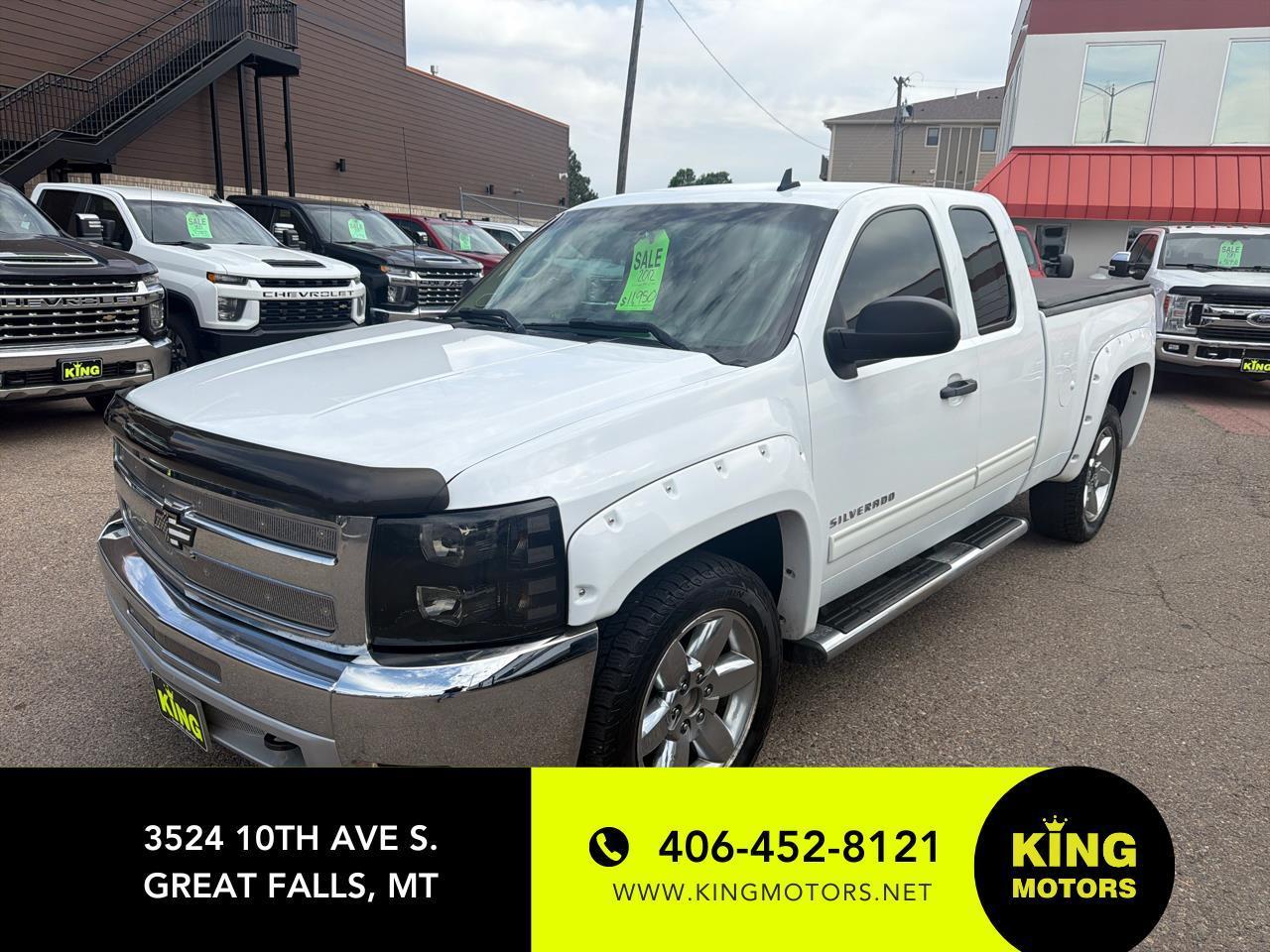 2012 Chevrolet Silverado 1500 4WD Ext Cab 143.5" LT