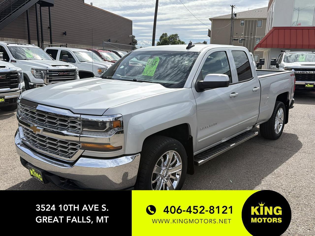 2018 Chevrolet Silverado 1500 4WD Double Cab 143.5" LT w/1LT