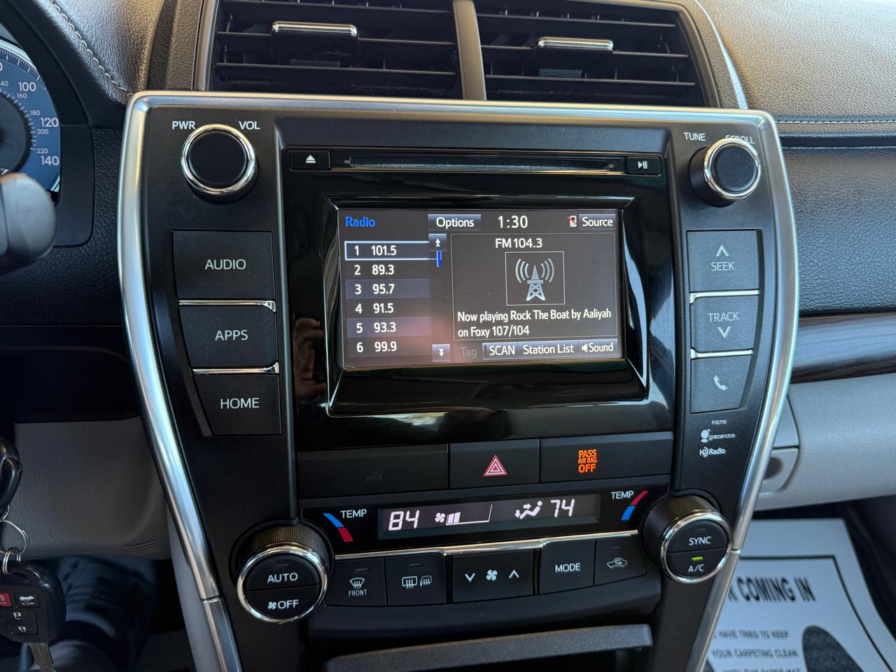 Toyota Camry XSE 2015