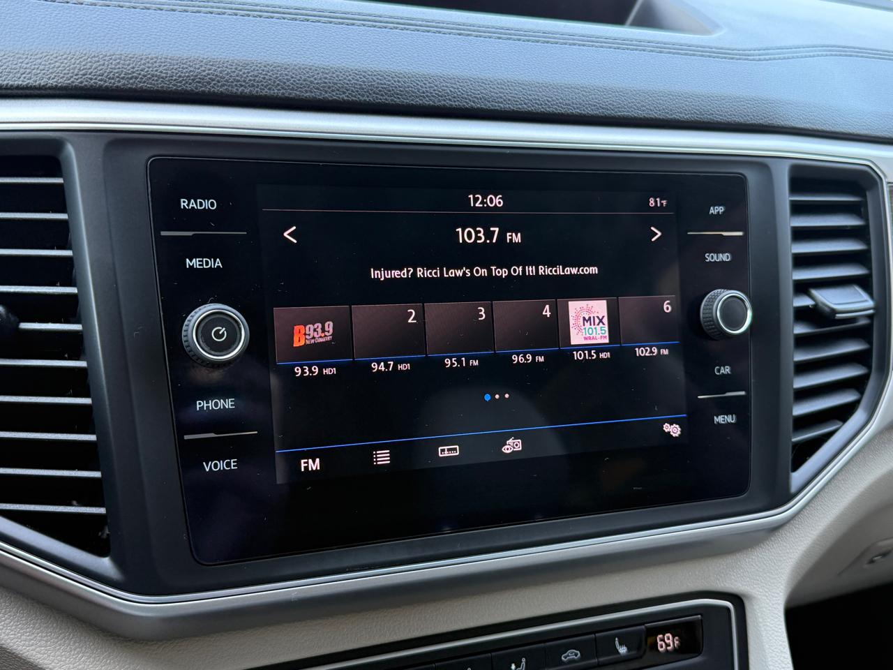 Volkswagen Atlas V6 SE w/Technology 2018