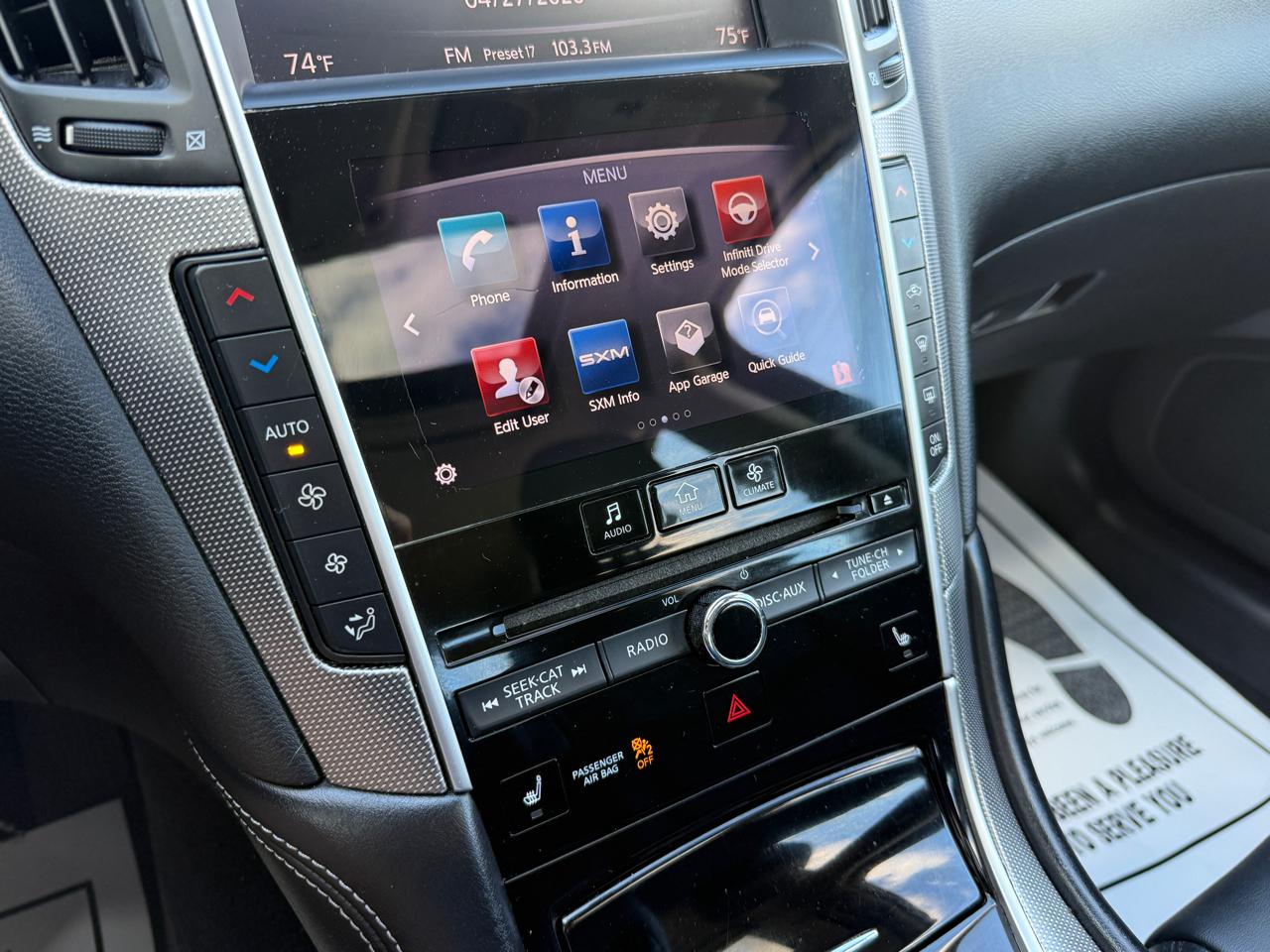 Infiniti Q50 Base AWD 2015