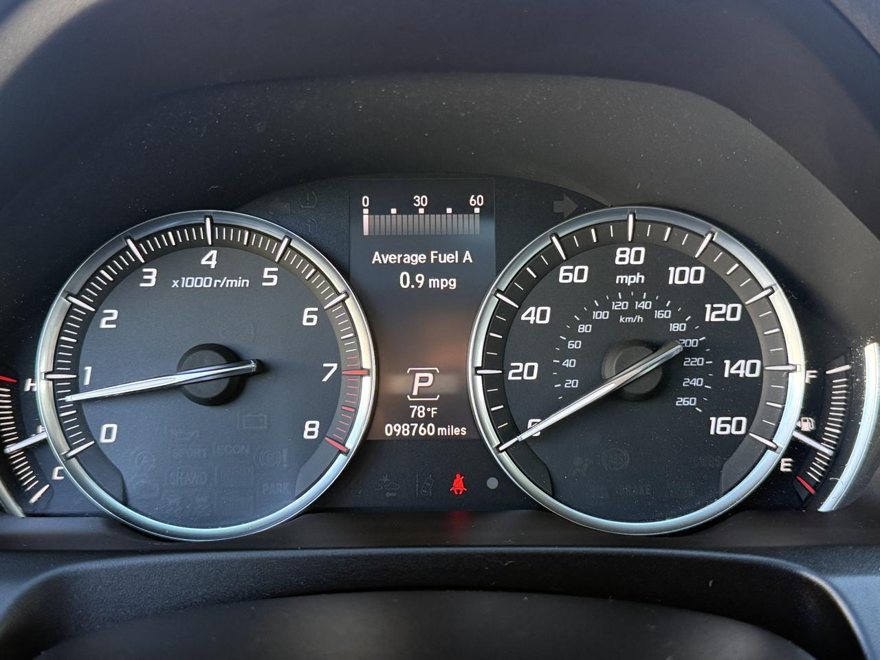 Acura TLX 9-Spd AT w/Advance Package 2018