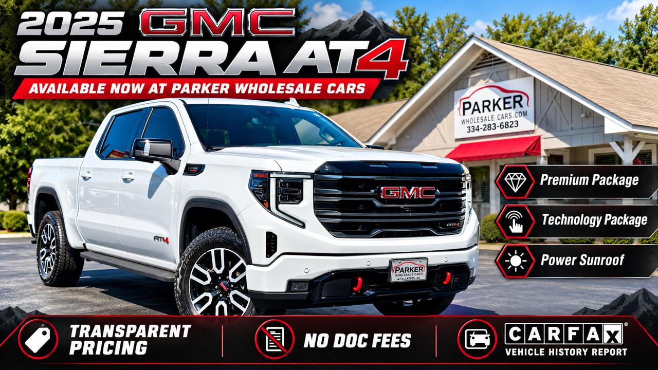 GMC Sierra 1500 4WD Crew Cab 147" AT4 2025