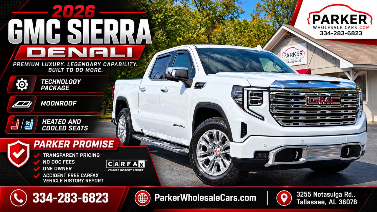 GMC Sierra 1500 4WD Crew Cab 147" Denali 2026