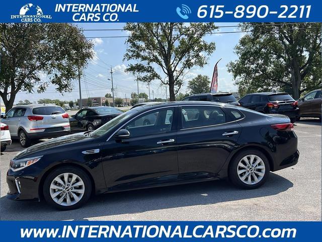 Black 2018 Kia Optima Sedan Front-Wheel Drive
