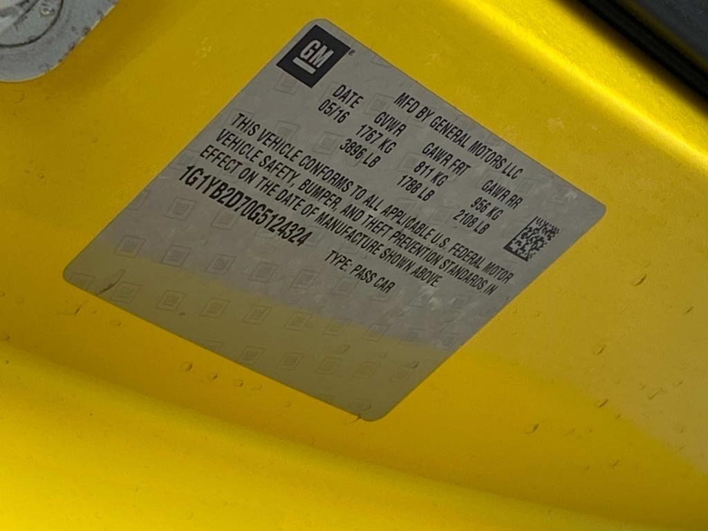 Chevrolet Corvette  2016