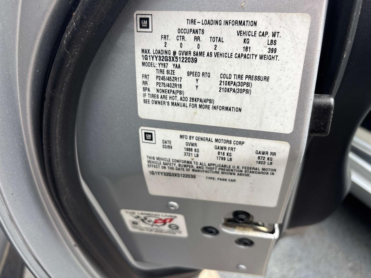 Chevrolet Corvette  1999