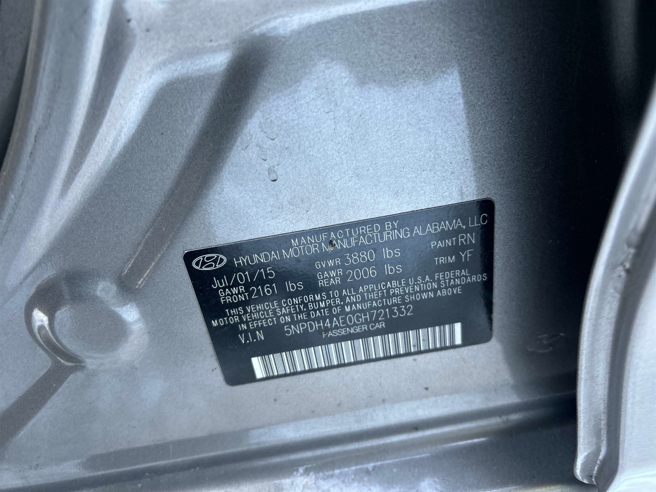 Hyundai Elantra  2016