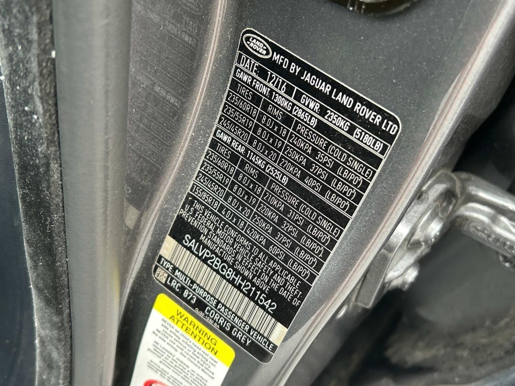 Land Rover Range Rover Evoque  2017