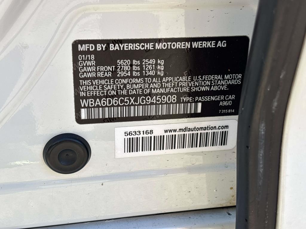 BMW 6-Series Gran Coupe  2018