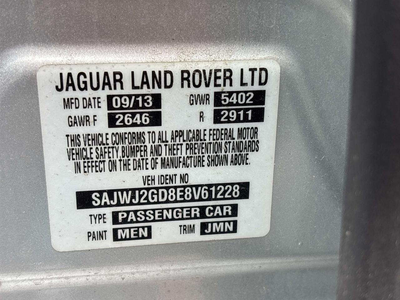 Jaguar XJ-Series 4dr Sdn XJL Portfolio AWD 2014