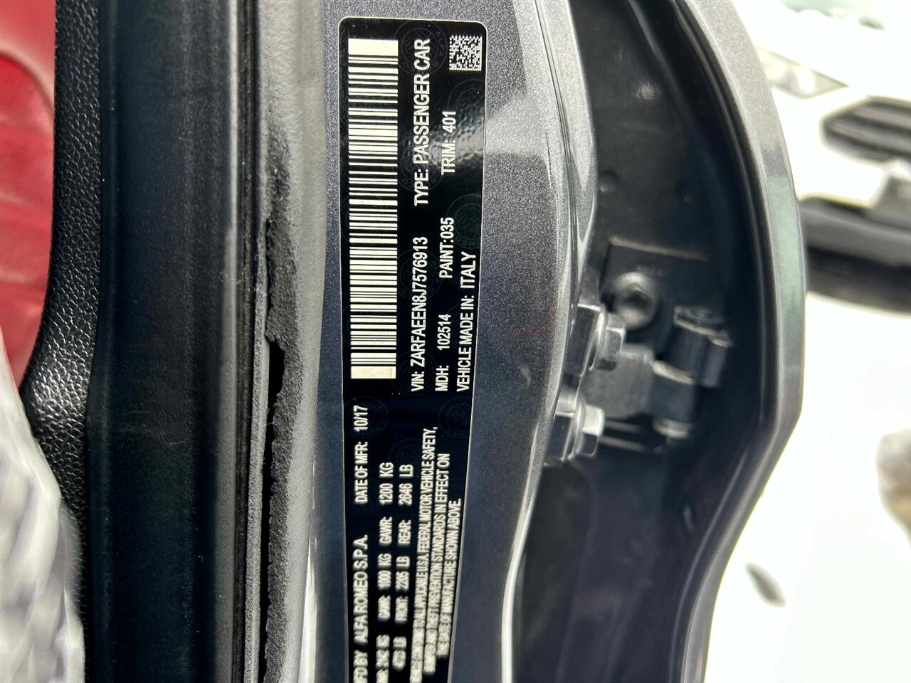 Alfa Romeo Giulia  2018