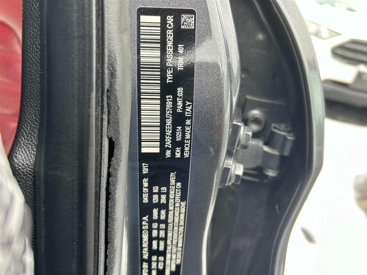 Alfa Romeo Giulia  2018