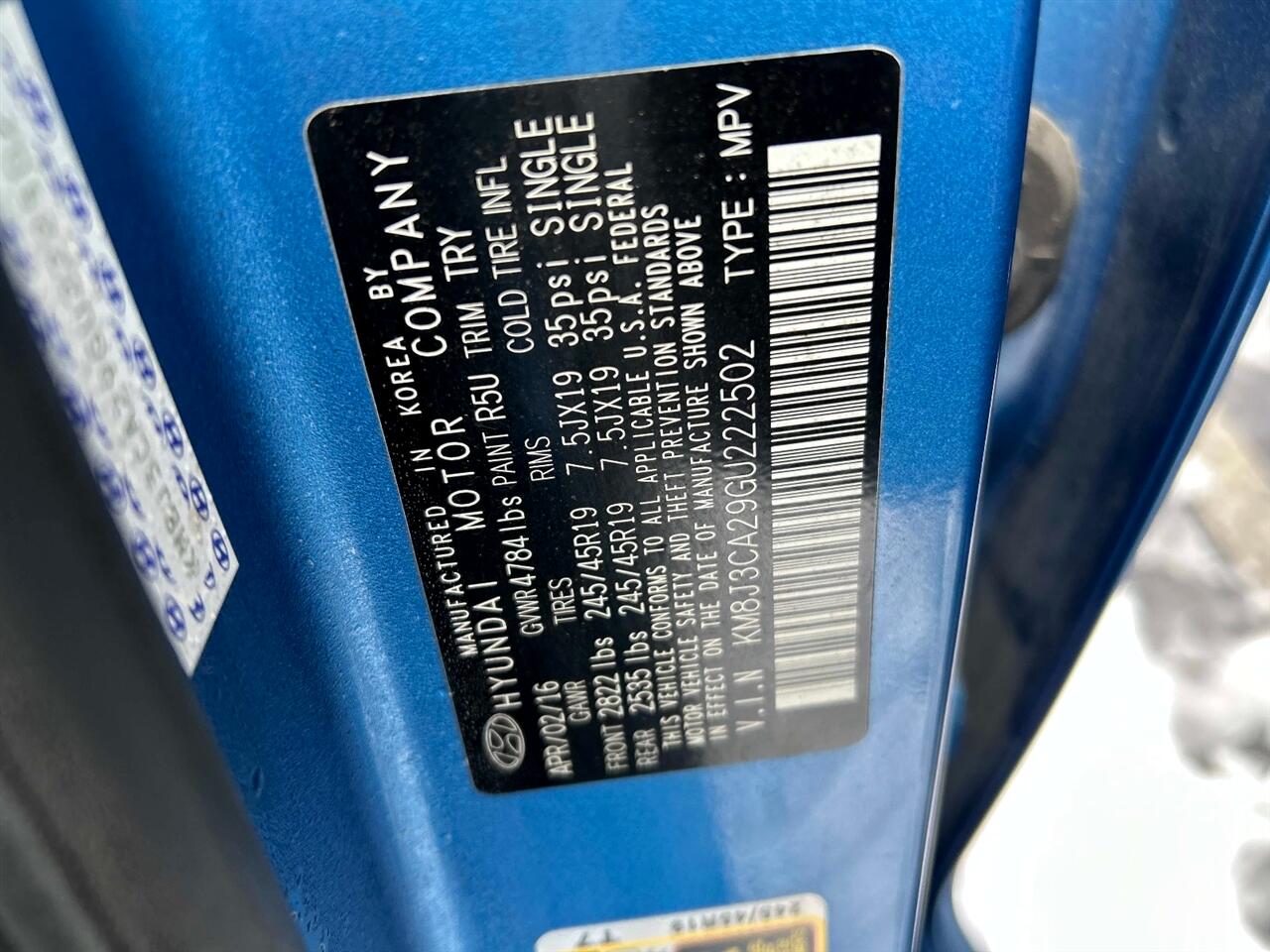 Hyundai Tucson  2016