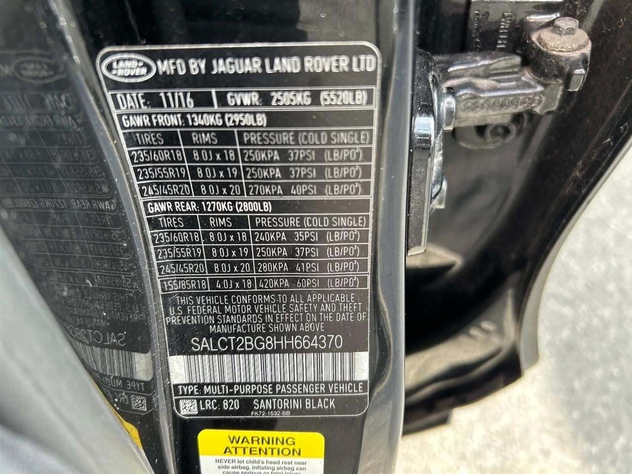 Land Rover Discovery Sport  2017