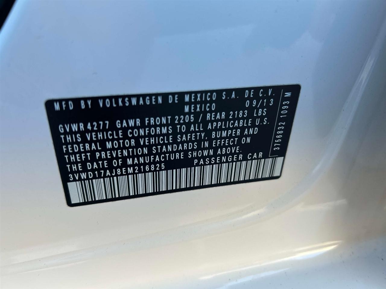 Volkswagen Jetta  2014